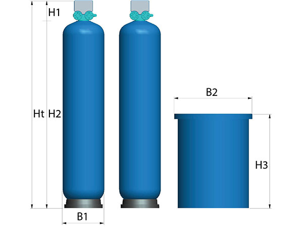 Siata duplex V230 water softeners