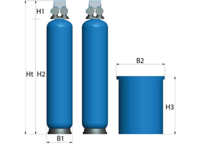 Siata duplex V250 water softeners