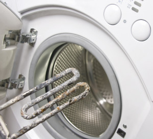 Hard water in washing machine