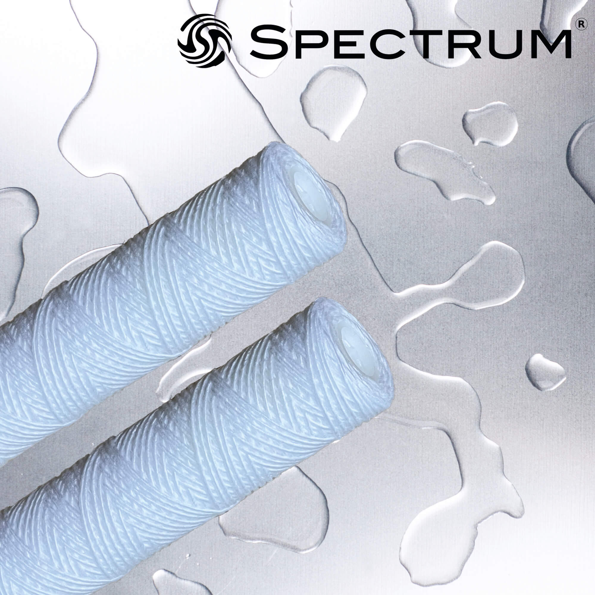 Spectrum Wound Cartridge Water Filter - Standard Polypropylene 0.5 to 150 Microns, 47/8" SWP