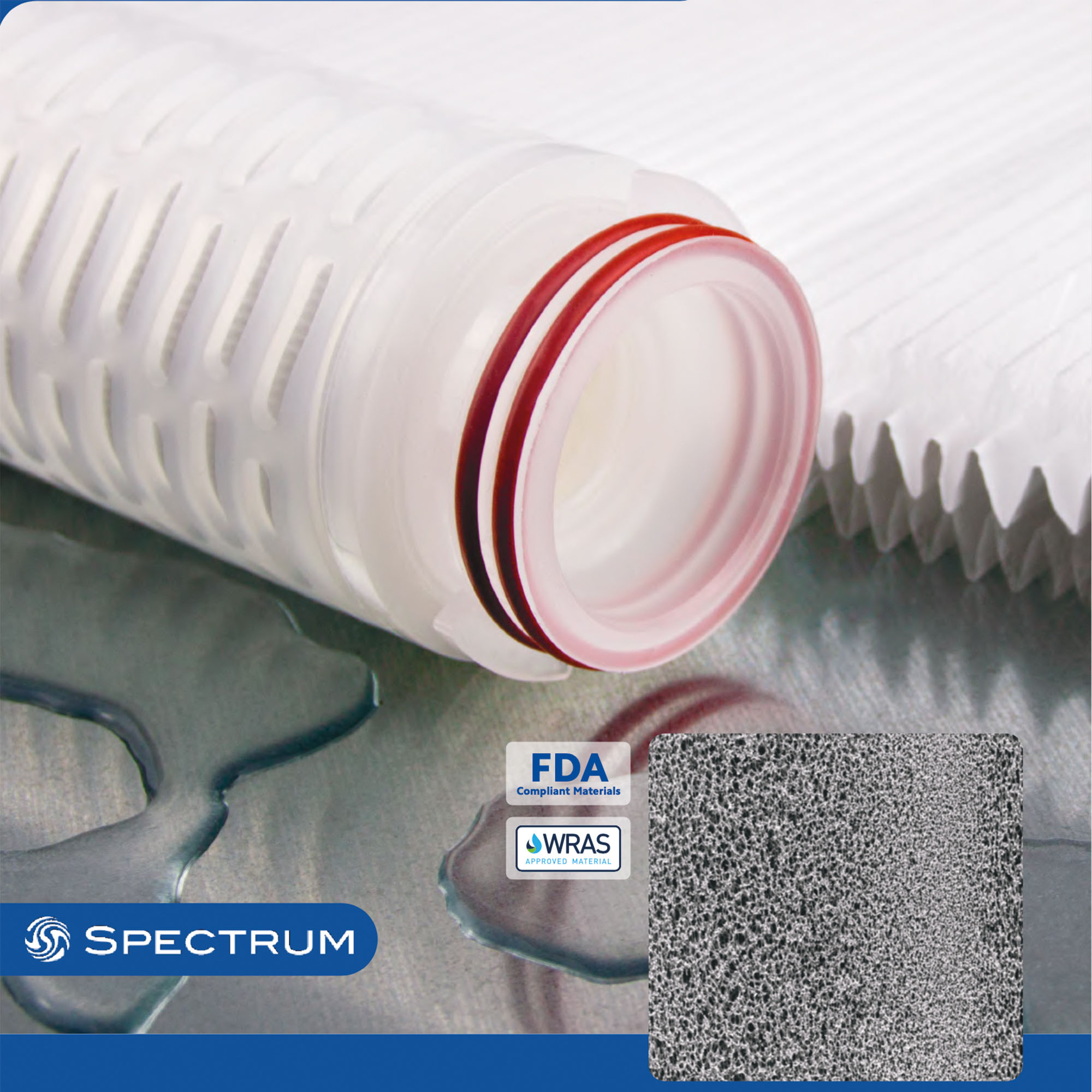 Spectrum Premier Pleat Filter - 9¾" to 40" - 0.01 to 0.65micron - PPPES - Image 2