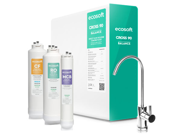 Ecosoft CROSS 90 Balance Direct Flow Reverse Osmosis Filter