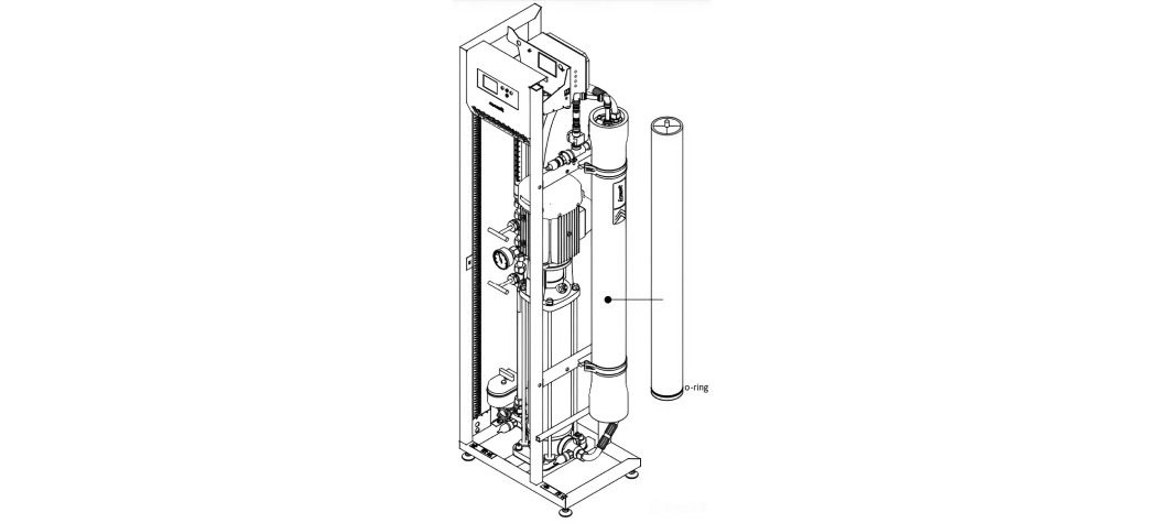 Ecosoft BW MO6500 4″ reverse osmosis system for brackish water - Image 5