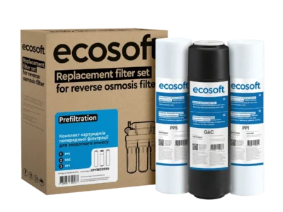 ECOSOFT Standard Replacement Filters - Basic Filter Package for Ecosoft Reverse Osmosis Units